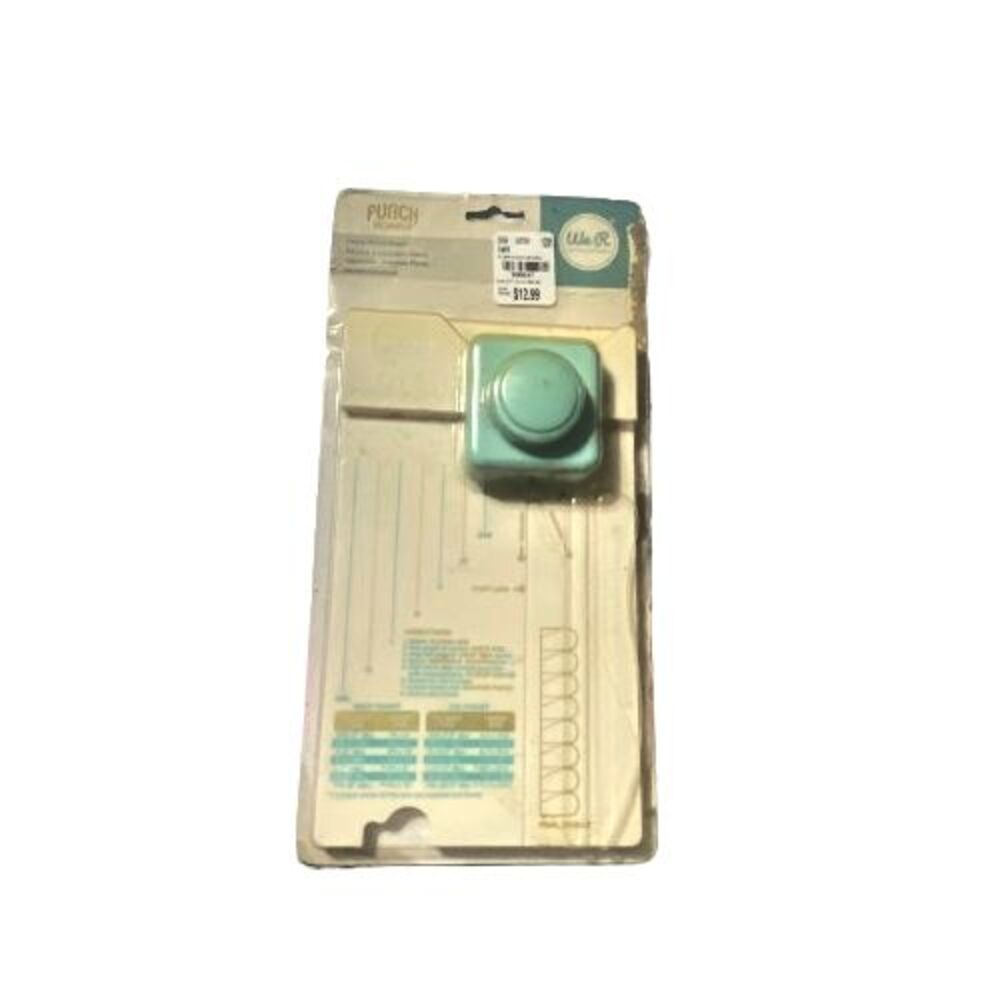 We R Memory Keepers Flower American Crafts Punch Board Scrapbooking